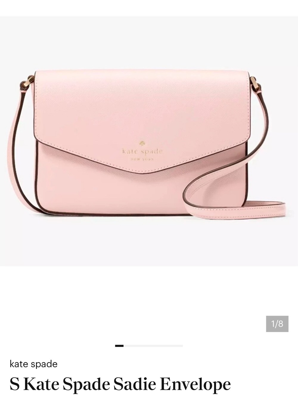 kate spade Pink Sadie Envelope Crossbody Bag